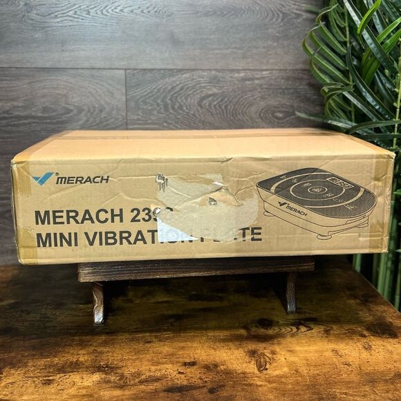 MERACH 2398 Slim Vibration Plate Exercise Machine/Lymphatic Drainage, Black. NIB - Picture 13 of 16